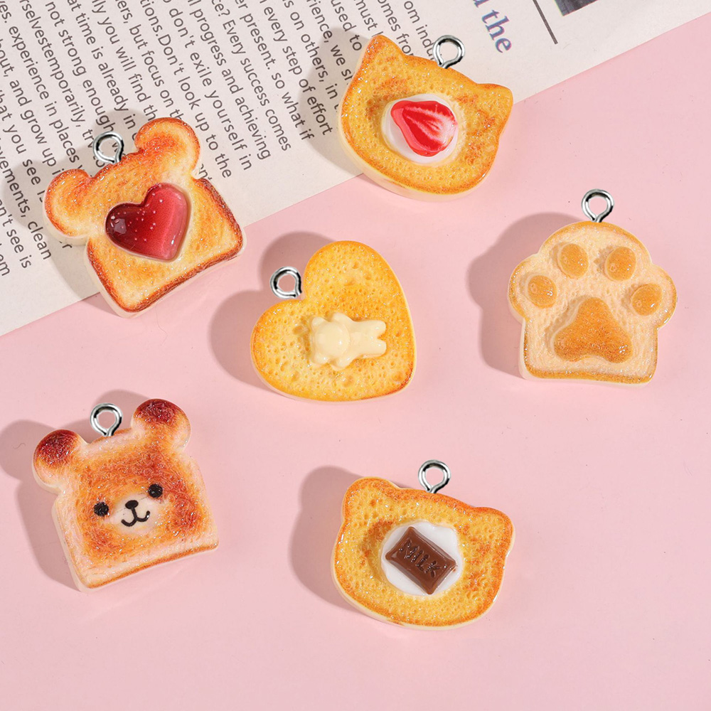 Resin Art For Sale - 10pcs Heart Bear Cat Animal Shape