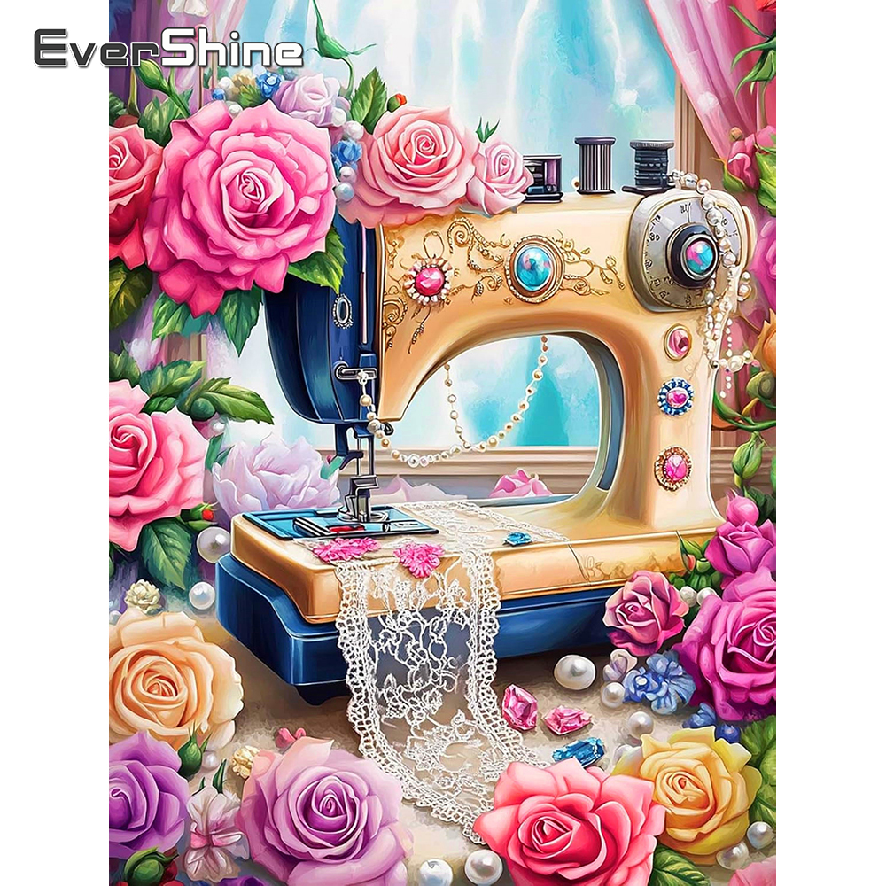 Resin Art Drill Machine - Evershine Diamond Mosaic Sewing Machine Embroidery