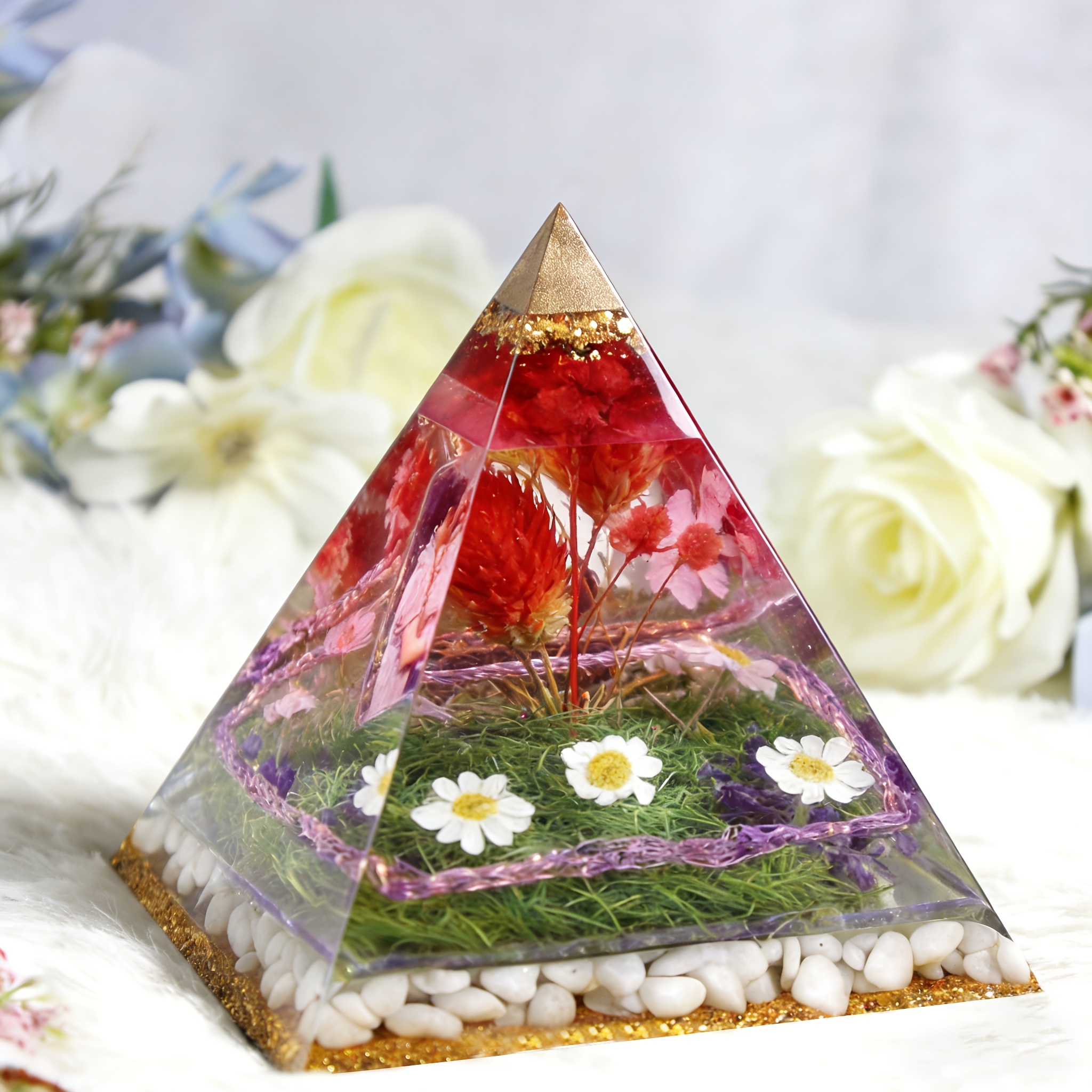 5pc- Pyramid resin molds of va - Resin Art Jewellery ulasan dan harga
