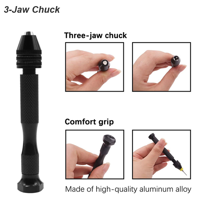 Micro Mini Pin Vise Hand Drill - Resin Art Drill Machine ulasan dan harga