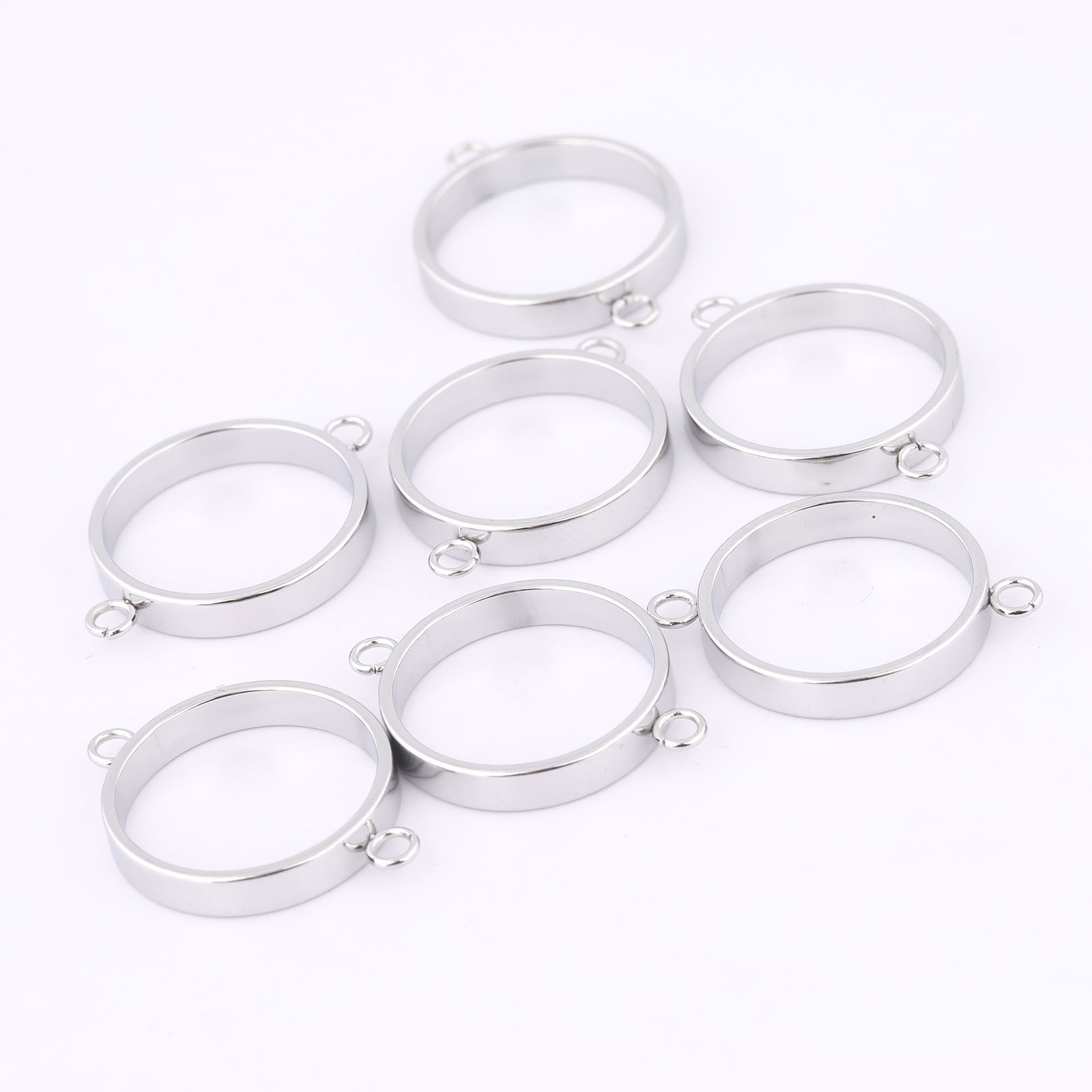 10pcs Stainless Steel 14mm Ope - Resin Art For Sale ulasan dan harga