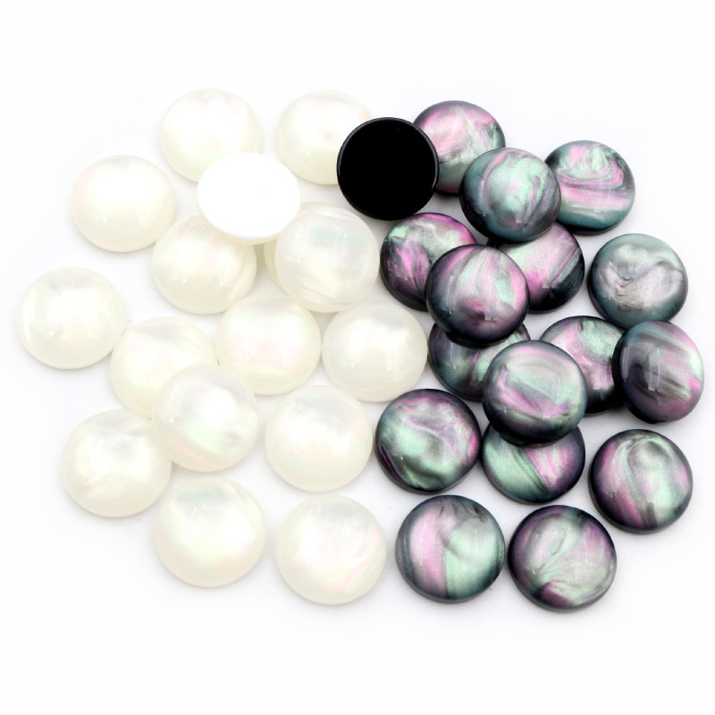 40pcs 8mm 10mm 12mm Round Resi - Resin Art For Sale ulasan dan harga