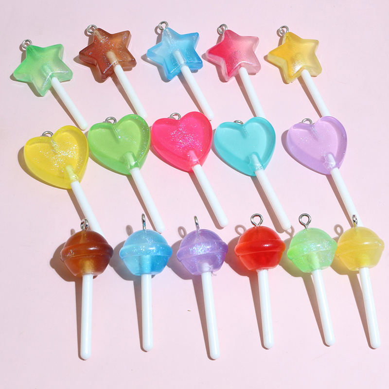 10pcs Mixed Colors Resin Cute  - Resin Art For Sale ulasan dan harga