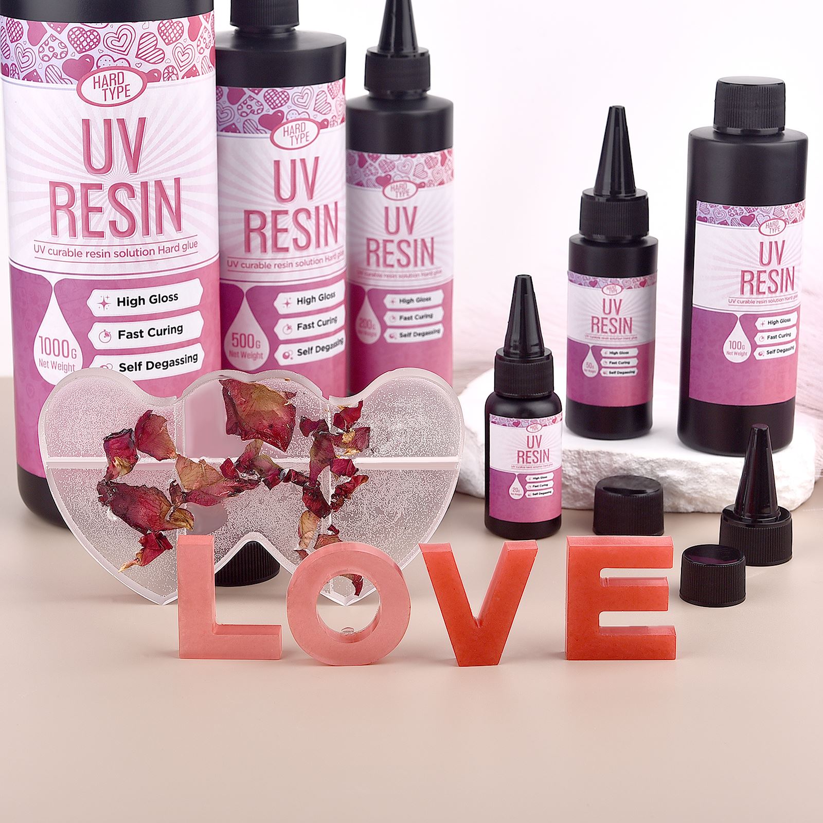UV Resin Glue Transparent Epox - Resin Art Jewellery ulasan dan harga