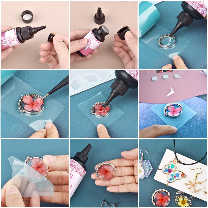 UV Resin Glue Transparent Epox - Resin Art Jewellery ulasan dan harga