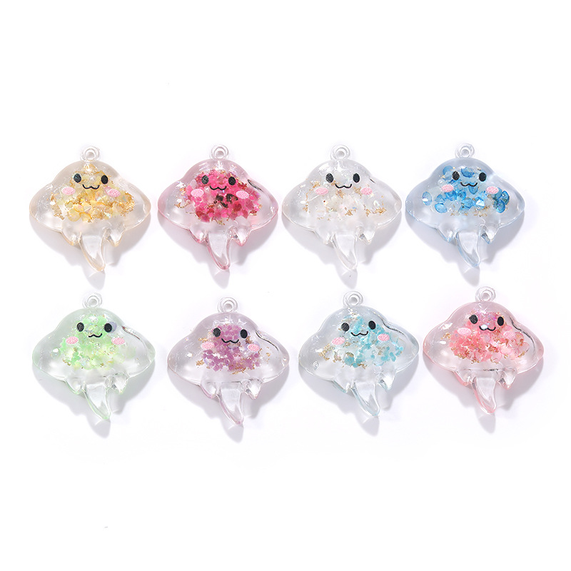 10Pcs Luminous Manta rays Resi - Resin Art For Sale ulasan dan harga