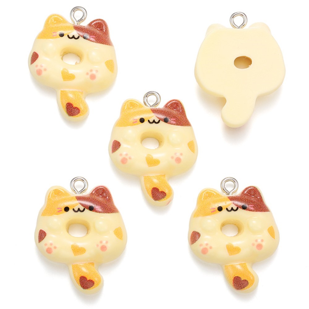 10Pcs Kawaii Cartoon Cat Resin - Resin Art For Sale ulasan dan harga