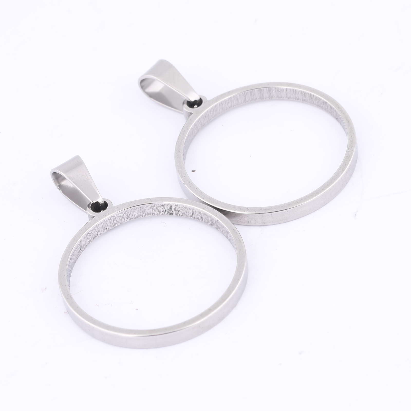 10pcs 25mm Round Open Bezel Ch - Resin Art For Sale ulasan dan harga