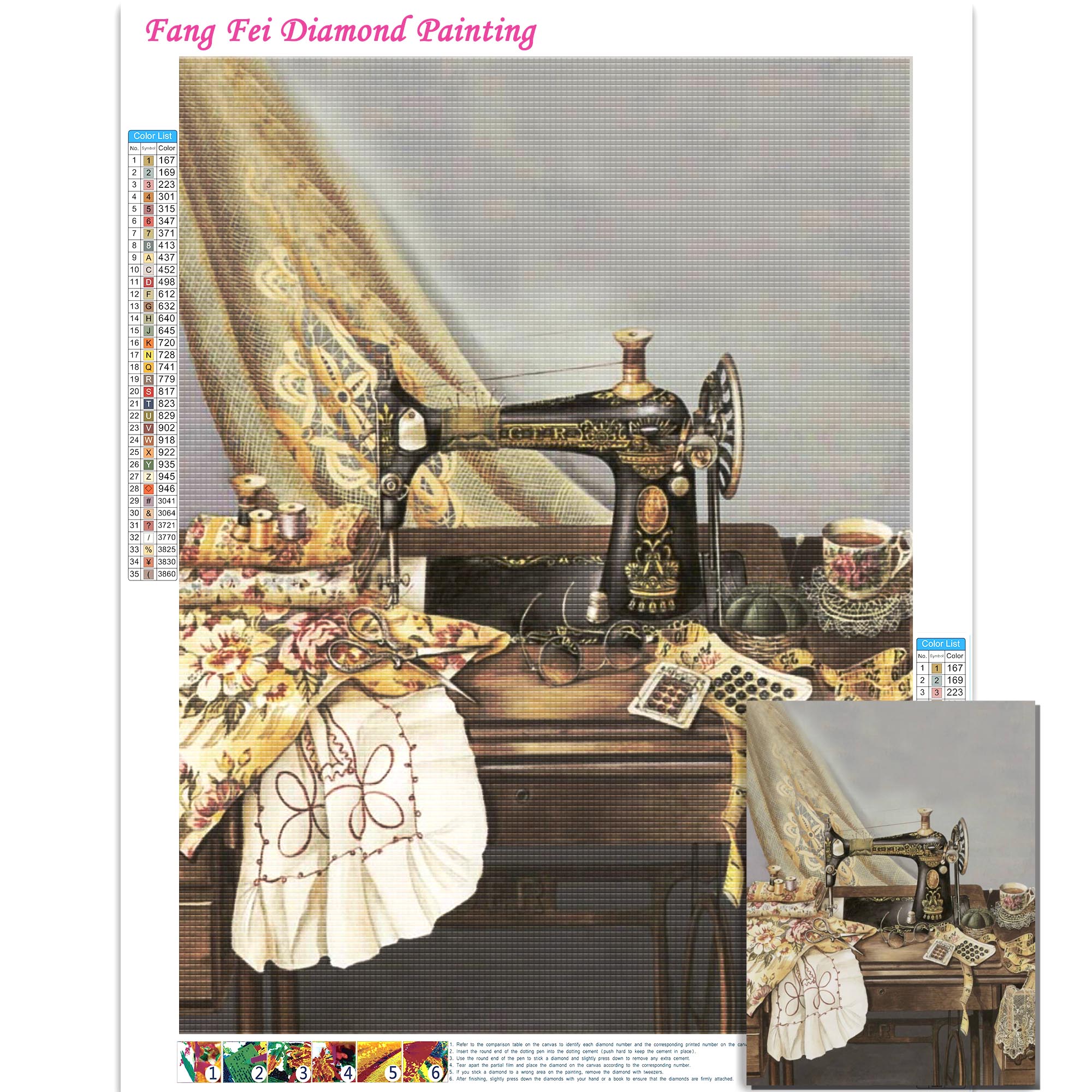 DIY Full Drill Diamond Rhinest - Resin Art Drill Machine ulasan dan harga