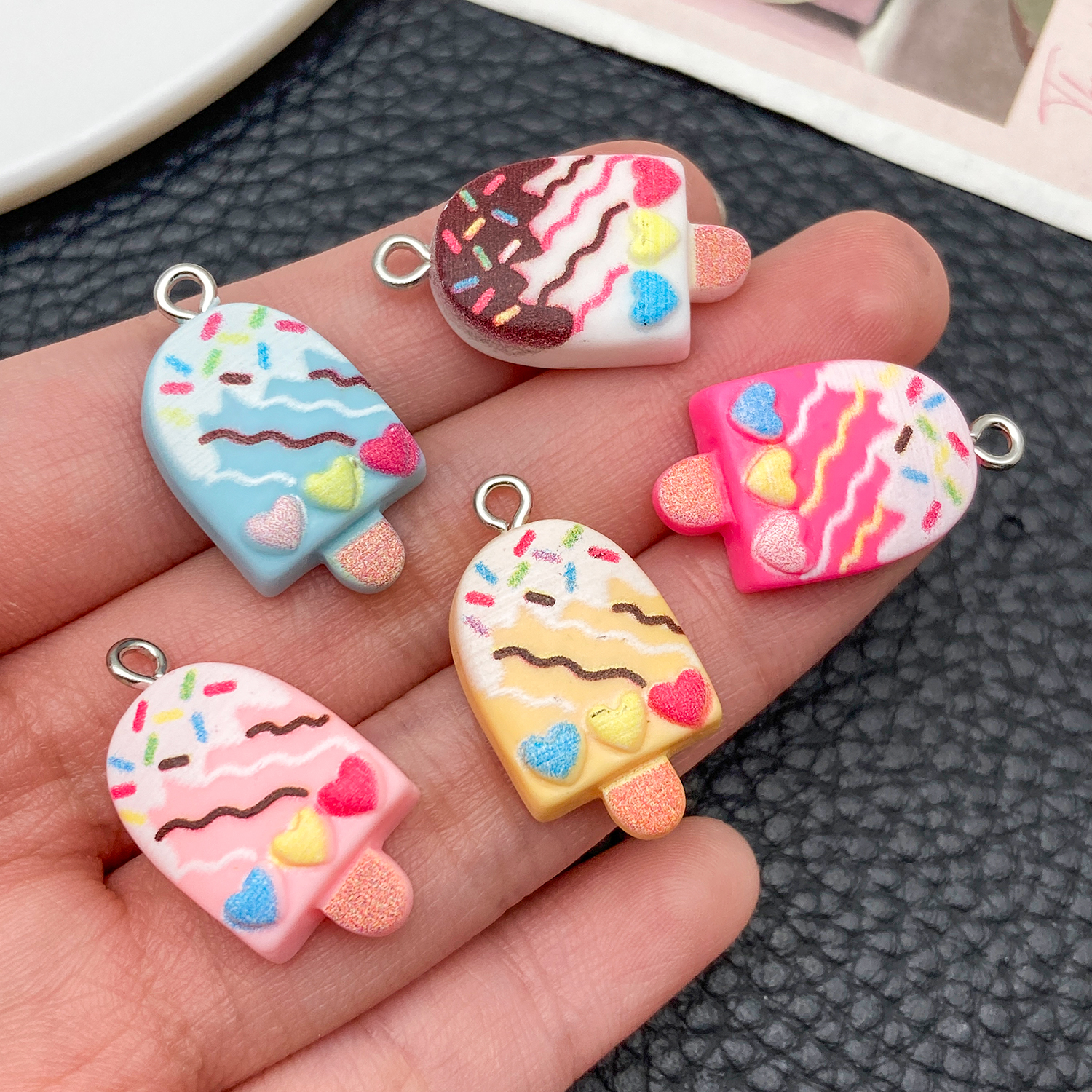 5/10pcs Cute Fashion Resin Acr - Resin Art Earrings ulasan dan harga