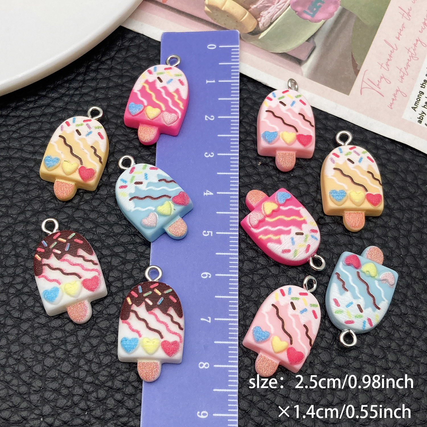 5/10pcs Cute Fashion Resin Acr - Resin Art Earrings ulasan dan harga