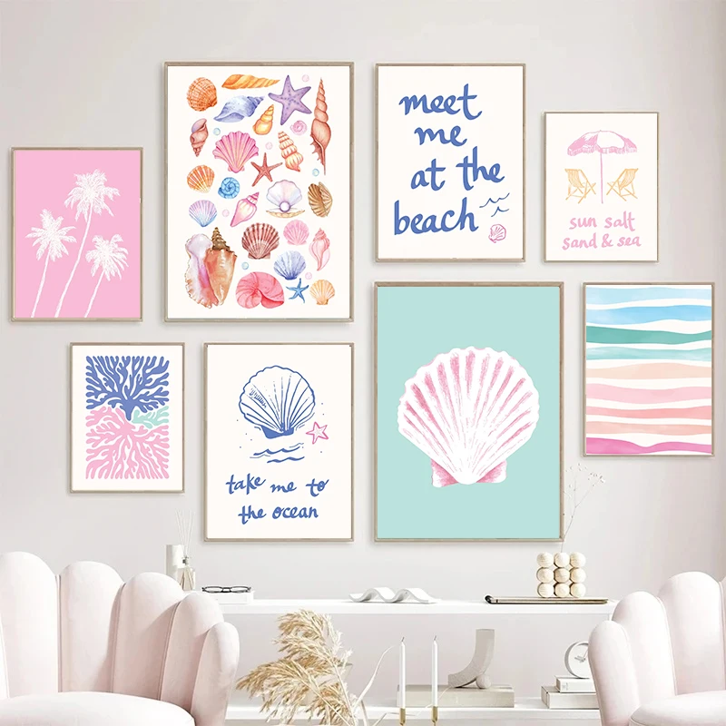 Coastal Gallery Wall Art Summe - Resin Art Gallery ulasan dan harga