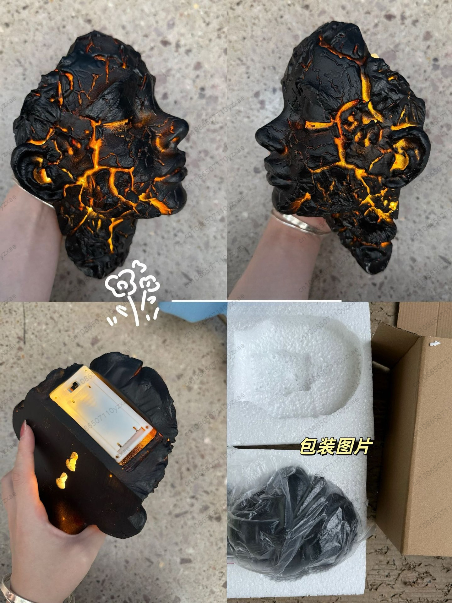 ‘Broken Soul’ Resin Art - Frag - Resin Art Gallery ulasan dan harga