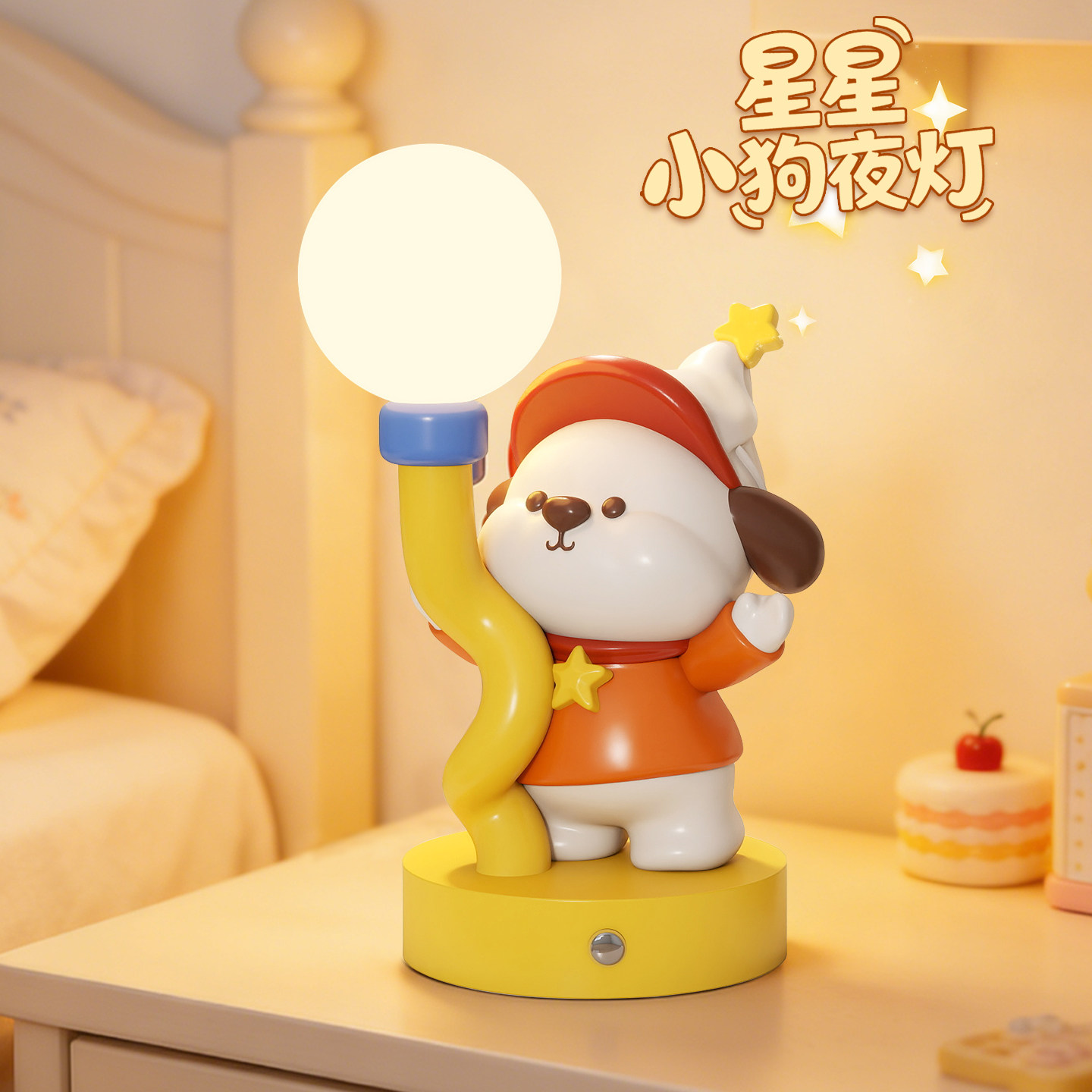 Home Decor Cute Little Dog Sta - Resin Art Gift For Anniversary ulasan dan harga