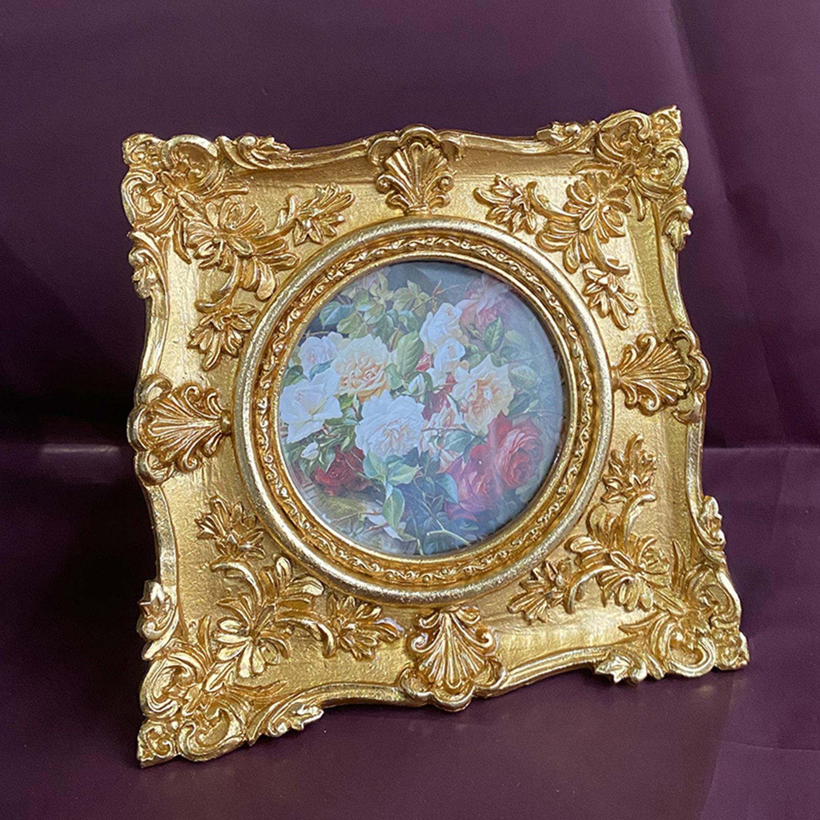 Decorative Golden Baroque Phot - Resin Art Gallery ulasan dan harga