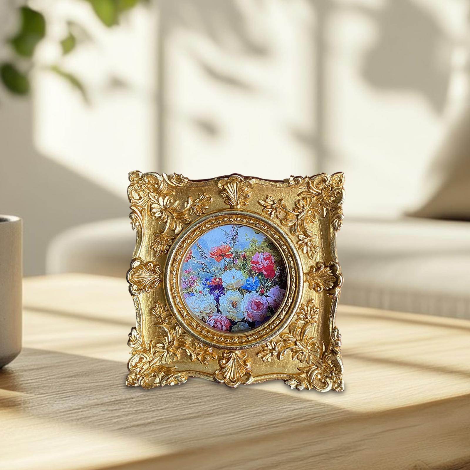 Decorative Golden Baroque Phot - Resin Art Gallery ulasan dan harga