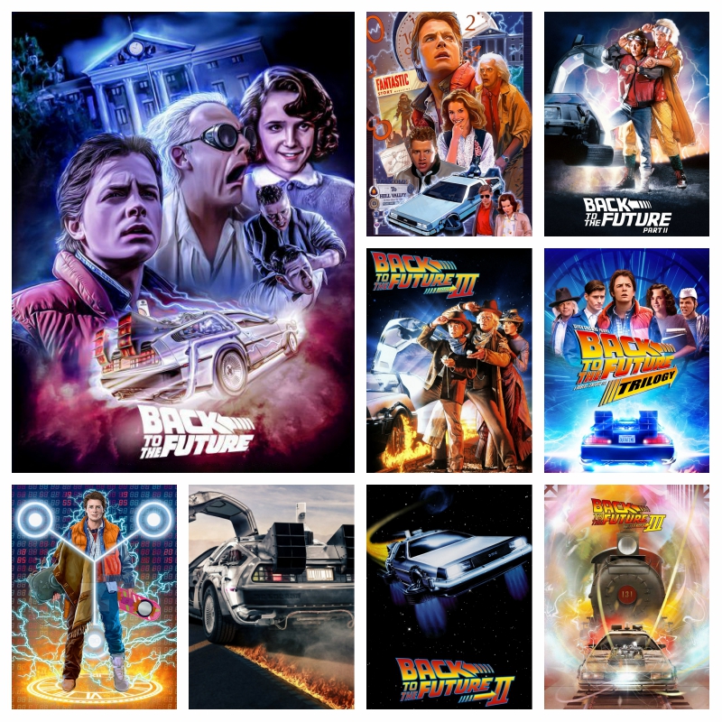 Sci Fi Film Back To The Future - Resin Art Drill Machine ulasan dan harga