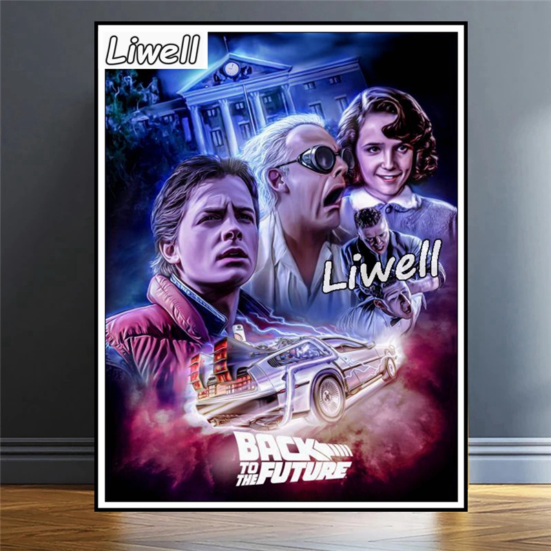 Sci Fi Film Back To The Future - Resin Art Drill Machine ulasan dan harga