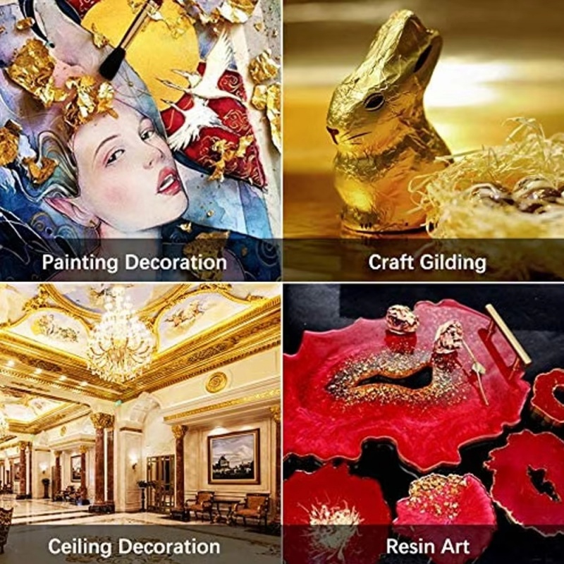 100pcs Imitation Gold Sliver C - Resin Art Gift For Anniversary ulasan dan harga