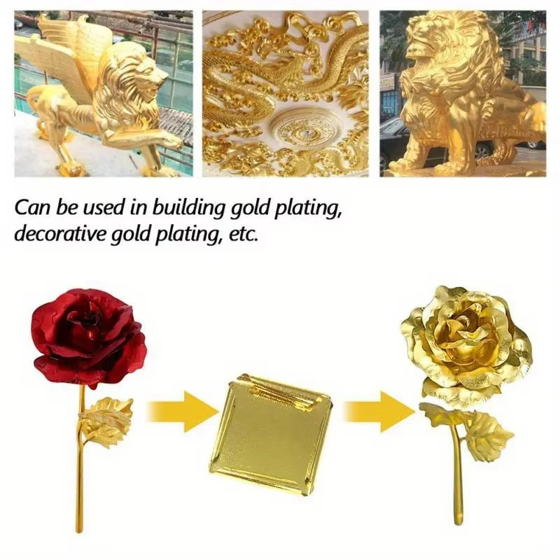 100pcs Imitation Gold Sliver C - Resin Art Gift For Anniversary ulasan dan harga