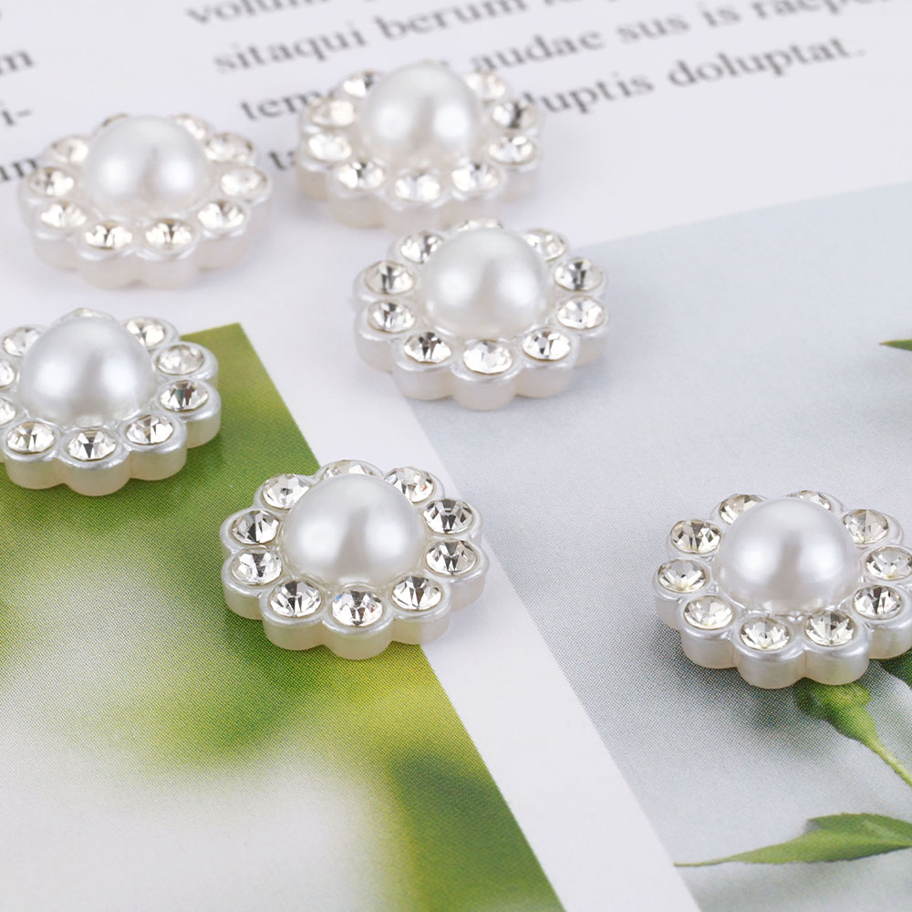 50pcs White Flat Imitation Pea - Resin Art For Sale ulasan dan harga