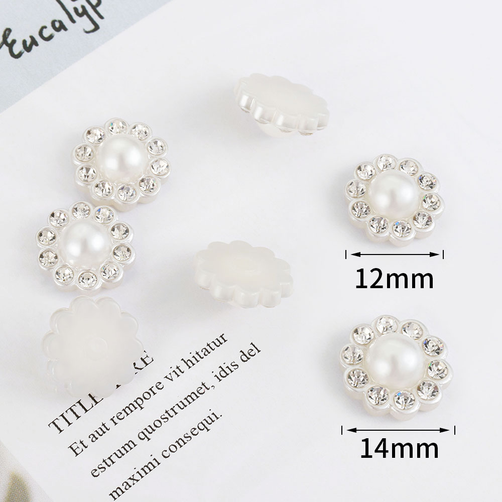 50pcs White Flat Imitation Pea - Resin Art For Sale ulasan dan harga