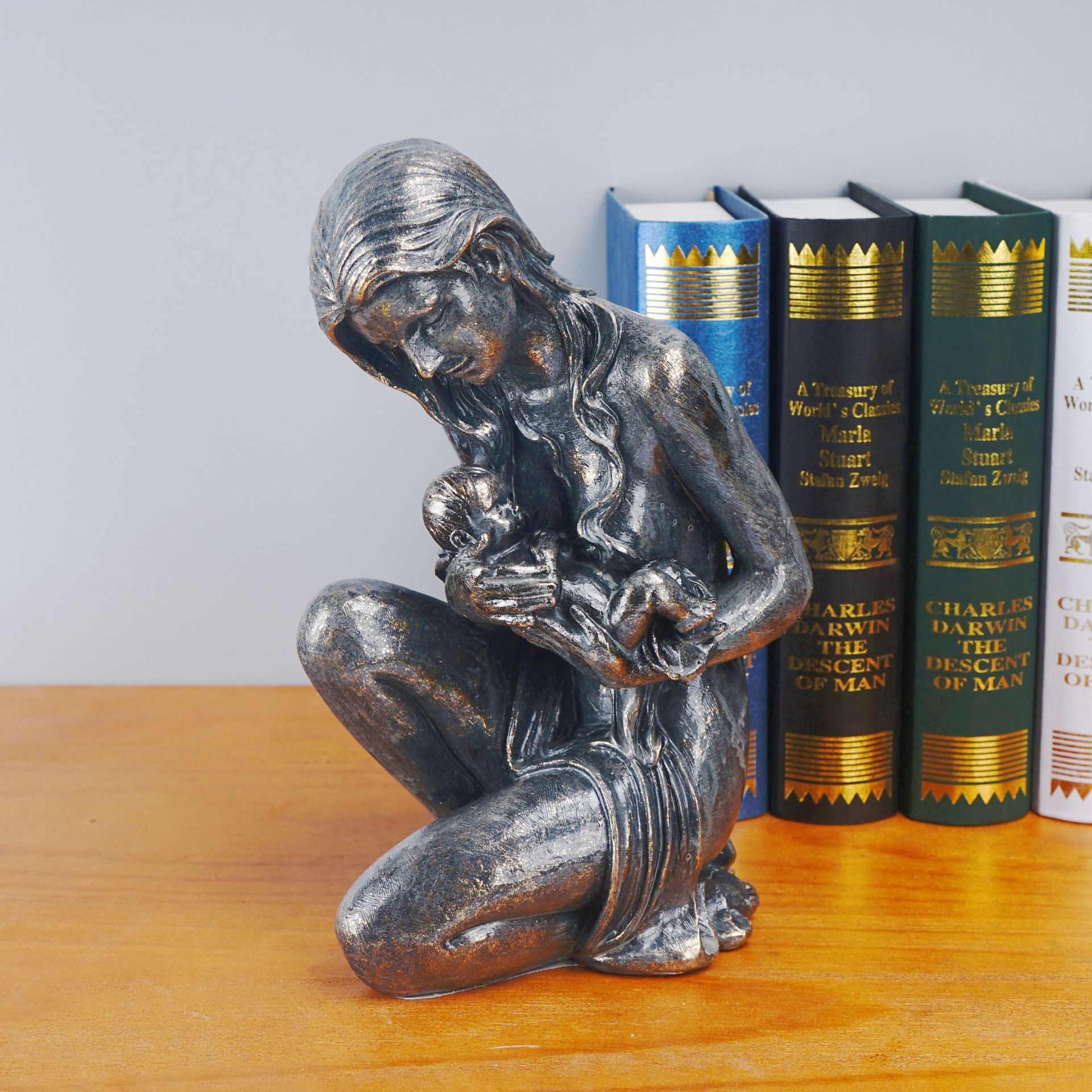 Mother Child Resin Sculpture H - Resin Art Gift For Anniversary ulasan dan harga