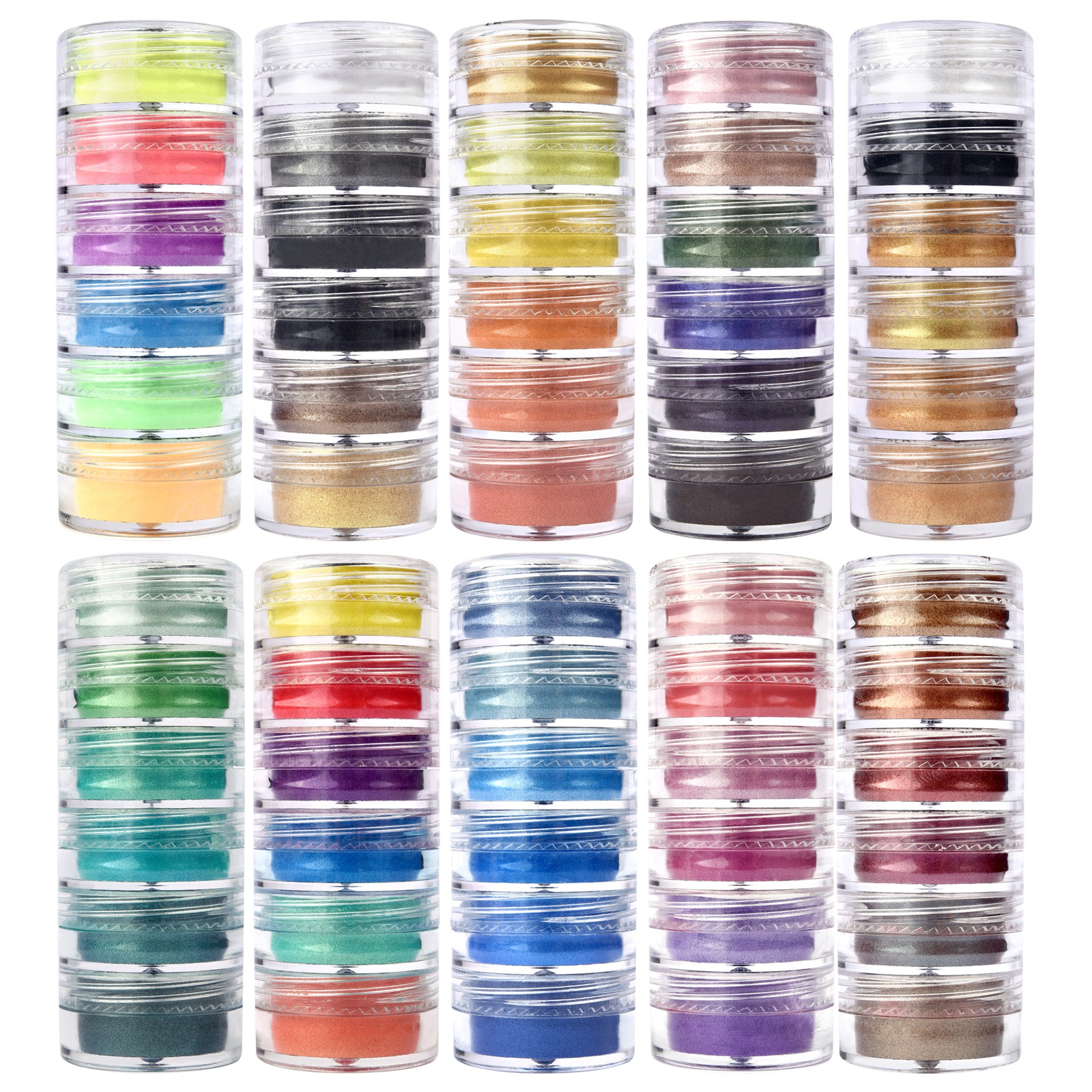 6 Colors/Set Pearlescent Powde - Resin Art Jewellery ulasan dan harga