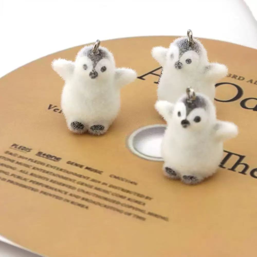5pcs Flocking Small Penguin Re - Resin Art For Sale ulasan dan harga