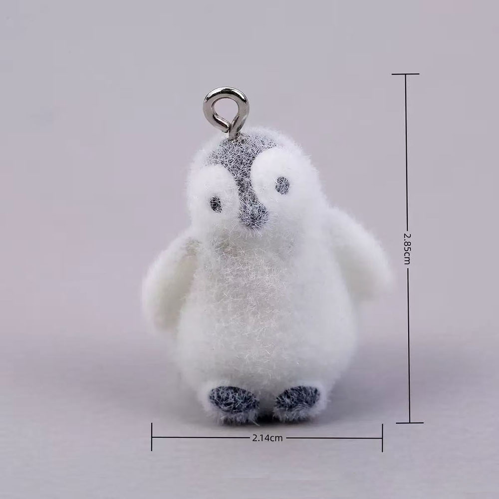 5pcs Flocking Small Penguin Re - Resin Art For Sale ulasan dan harga